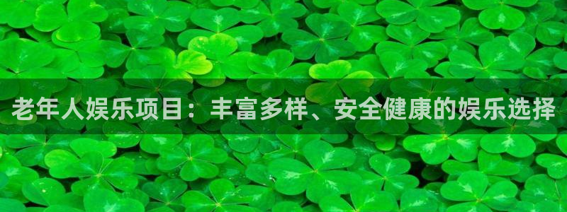 赢咖体育f开号：老年人娱乐项目：丰富多样、安全健康的娱乐选择