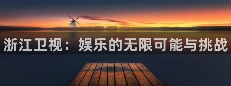 赢咖环保：浙江卫视：娱乐的无限可能与挑战